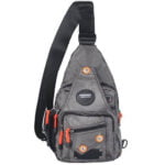 Kawei Knight Crossbody Bag for Men Shoulder Bag Small Backpack – B-Gray