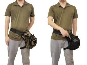 Larswon Waterproof Thigh Pack – Tactical Leg Bag for Motorcycling, Hiking, and Outdoor Adventures