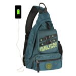LARSWON Sling Bag with USB Charging Port – Versatile Large Crossbody Shoulder Backpack, Waterproof and Lightweight